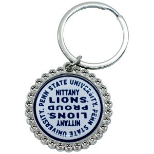 keychain with bling Penn State University Nittany Lions Proud